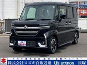 スズキ スペーシア　カスタム　４ＷＤ カスタム　ＨＹＢＲＩＤ　ＸＳターボ　４Ｗ
