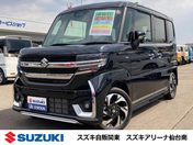 スズキ スペーシア　カスタム　４ＷＤ ＨＹＢＲＩＤ　ＸＳターボ　４ＷＤ　後席両