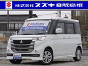 スズキ スペーシア　カスタムＺ カスタムＺ　全方位カメラ　ナビ　片側電動
