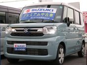 スズキ スペーシア ＨＹＢＲＩＤ　Ｘ　純正９インチナビ　全方