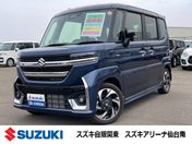 スズキ スペーシア　カスタム ＨＹＢＲＩＤ　ＸＳターボ　全方位モニター