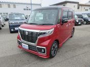 スズキ スペーシア　カスタム　４ＷＤ ＨＹＢＲＩＤ　ＸＳターボ　４ＷＤ　ナビＴ