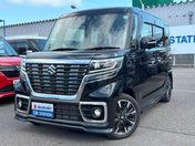 スズキ スペーシア　カスタム　４ＷＤ ハイブリッドＸＳターボ　４ＷＤ　☆純正ナ