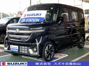 スズキ スペーシア　カスタム カスタム　ＨＶ－ＸＳ　弊社試乗車ＵＰ♪　