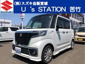 スズキ スペーシア　カスタム ＨＹＢＲＩＤ　ＸＳ　２型　スマホ連携ディ