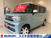 スズキ スペーシア ＨＹＢＲＩＤ　Ｘ　　デモカー使用車　前後