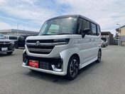 スズキ スペーシア　カスタム ＨＹＢＲＩＤ　ＸＳ　９インチナビ・全方位