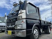 三菱 キャンター ２ｔ全低床ダンプ　５速ＭＴ
