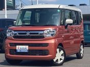 スズキ スペーシア ＨＹＢＲＩＤ　Ｘ　全方位カメラナビ　梅雨