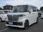 スズキ スペーシア　カスタム カスタム　ＨＹＢＲＩＤ　ＸＳ　３型　ナビ