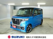 スズキ スペーシア　カスタム カスタム　ＨＹＢＲＩＤ　ＸＳターボ屋根黒