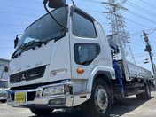 三菱ふそう ファイター 増トン７．４ｔ積３段クレーン付き平ボディ