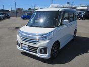 スズキ スペーシア　カスタム　４ＷＤ ＸＳ　４ＷＤ　全方位カメラ付ナビ　衝突軽