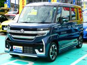 スズキ スペーシア　カスタム カスタム　ＨＹＢＲＩＤ　ＸＳ　雹害車　現