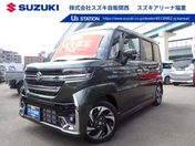 スズキ スペーシア　カスタム ＨＹＢＲＩＤ　ＸＳ　全方位モニター付ナビ