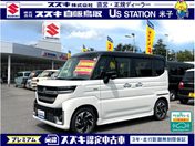 スズキ スペーシア　カスタム　４ＷＤ ＨＹＢＲＩＤ　ＸＳターボ　４ＷＤ　両側電