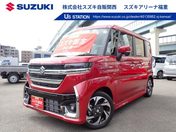スズキ スペーシア　カスタム ＨＹＢＲＩＤ　ＸＳターボ　全方位カメラ付