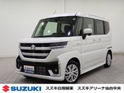スズキ スペーシア　カスタム ＨＹＢＲＩＤ　ＧＳ　左側電動スライドドア