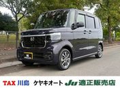 ホンダ Ｎ　ＢＯＸ カスタム　６６０　社外ナビＴＶ　パープル