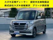 スズキ スペーシア　カスタムＺ カスタムＺターボナビ片側電動スライドドア