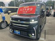 スズキ スペーシア　カスタム　４ＷＤ カスタム　ＨＹＢＲＩＤ　ＸＳ前後衝突被害