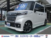 スズキ スペーシア　カスタム ハイブリッドＸＳターボ　車検整備受渡し　