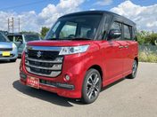 スズキ スペーシア　カスタムＺ　４ＷＤ カスタムＺターボ　純正８インチナビ　全方
