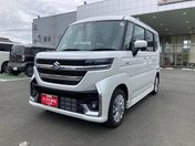スズキ スペーシア　カスタム ＨＹＢＲＩＤ　ＧＳ　９インチナビ・全方位