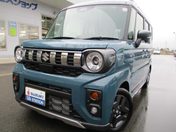 スズキ スペーシア　ギア　４ＷＤ ギア　ＨＹＢＲＩＤ　ＸＺ４ＷＤ前後被害軽