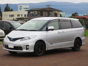 トヨタ エスティマ　ハイブリッド　４ＷＤ Ｘナビ電動スライド　３列シート　ＥＴＣ