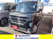 スズキ スペーシア　カスタム カスタム　ＨＹＢＲＩＤ　ＧＳ　片側電動ス