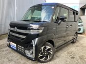 スズキ スペーシア　カスタム　４ＷＤ カスタム　ＨＹＢＲＩＤ　ＸＳ　全方位モニ