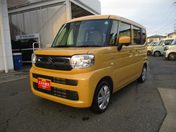 スズキ スペーシア　４ＷＤ ＨＹＢＲＩＤ　Ｘ　４ＷＤ　ＣＶＴ　衝突被
