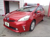 トヨタ プリウス　アルファ Ｓ　ワンオーナー　純正ナビ　地デジ　バッ